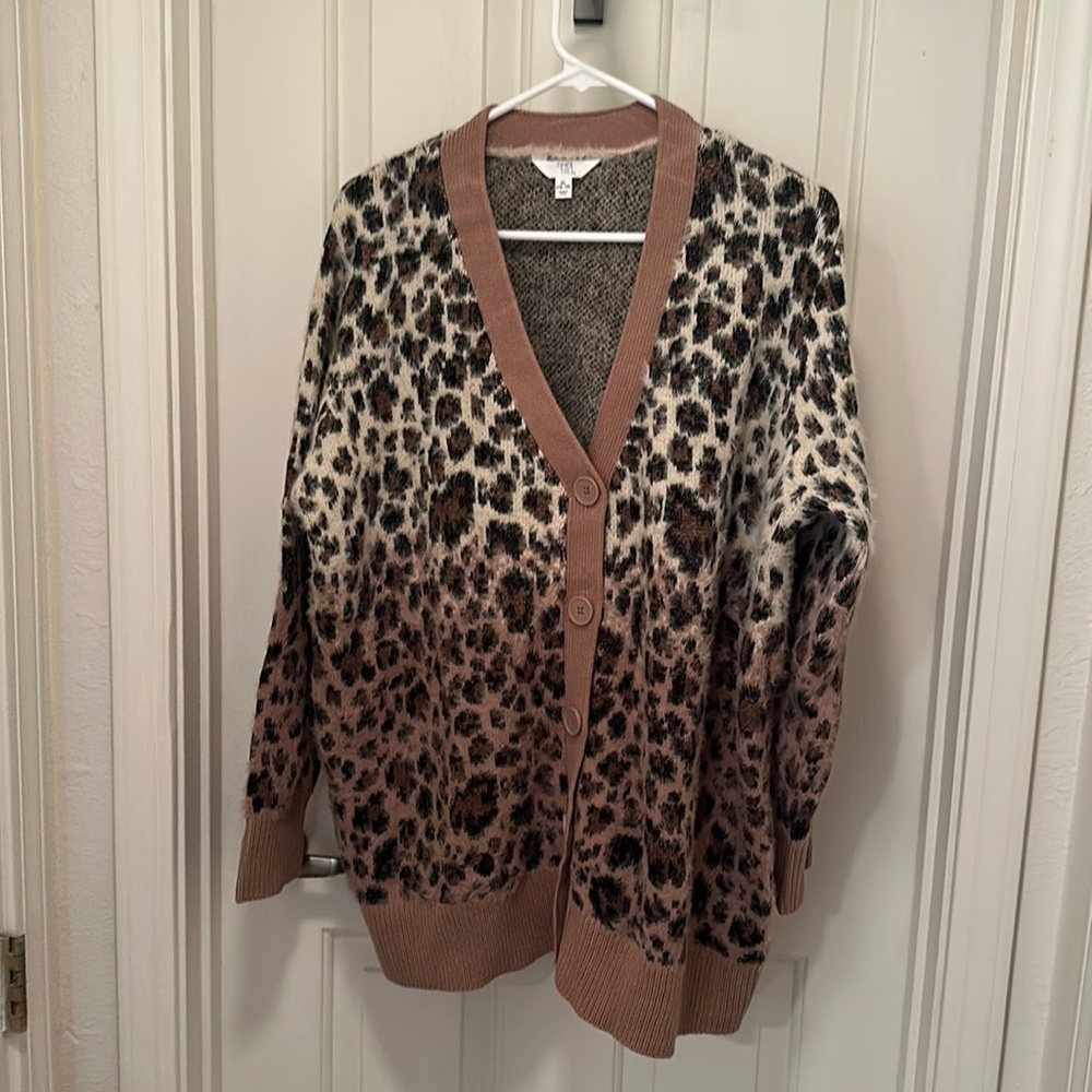 Leopard cardigan